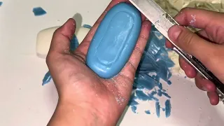 ASMR SOAP / CUTTING SOAP / BLUE SOAP 💙💙💙 / ABSOLUT SOAP