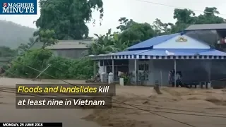 Floods and landslides kill at least nine in Vietnam