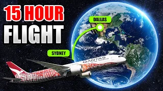 15 Hours Australia to Dallas (WORLD’S LONGEST FLIGHTS)