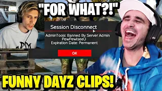 Summit1g Reacts to xQc BANNED for Stream Sniping on DayZ & Funny Twitch Clips!