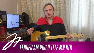 Обзор на диване - Fender AM Pro II Tele MN BTB