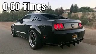 0-60 Results: Full Bolt-On & Cammed 08 Mustang GT