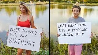 Rich Girl vs Homeless Girl (Social Experiment)