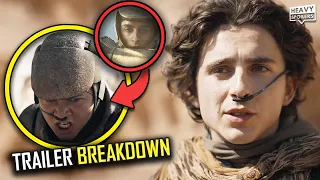 DUNE Part 2 Official Trailer Breakdown | Easter Eggs, Plot Points And Things You Missed