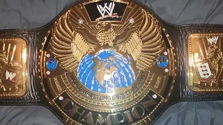 WWE Heavyweight championsip (Big Eagle) replica curved, and re-stoned by Rafford designs