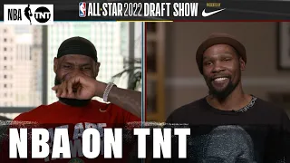 LeBron Could NOT Hold It Together after Kevin Durant picked Gobert over James Harden | NBA on TNT