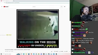 Forsen Reacts to Flat Earth IN UNDER 1 MINUTE FAKE MOON LANDING PROOF