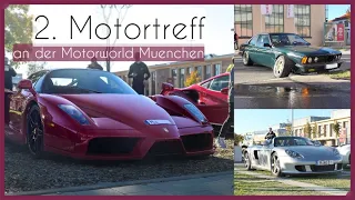 2. Motortreff an der Motorworld | BMW CRASH - CGT, Enzo, Ford GT, 3.0 CSL | München Vlog 18.2