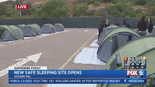 City  Of San Diego Announces Opening Of Safe Sleeping Lot For Homeless