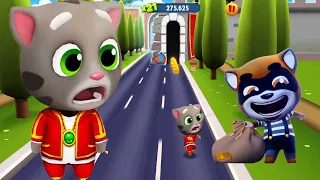 Talking Tom Gold Run Animation - King Tom Fight Boss In The Ancient World Full Screen