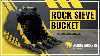 Heavy Duty Rock Sieve Bucket Walkaround! | Aussie Buckets