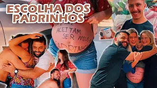 CONVIDANDO OS PADRINHOS DO BEBÊ