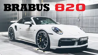 Aerodynamic testing with the BRABUS 820 based on the Porsche 911 Turbo S