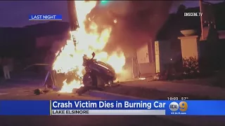 Man Dies In Fiery Crash Despite Good Samaritans' Brave Rescue Efforts