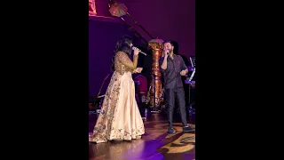 Neval Chatelal and Ashrika Persad duetting 'Raataan Lambiyan' at 'JALWA: Musical Magnificence'