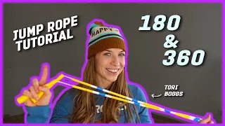 JUMP ROPE TUTORIAL // 180 & 360