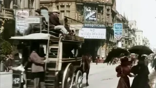 Frederick Street, Berlin - 1896. Friedrichstraße. [Colorized 2022]