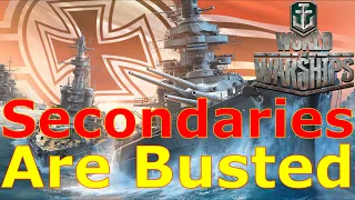 World of Warships- Secondaries Are BEYOND Broken, Overpowered, & Need To Be Nerfed NOW!!!