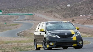 Toyota SIENNA R-Tuned hot lap with Dan Gardner