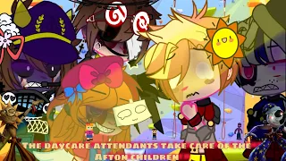 The daycare attendants take care of the Afton kids |Gacha Fnaf|