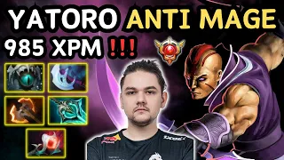 🔥 YATORO ANTI MAGE Safelane GOD 🔥 Grandmaster Tier YATOROGOD - Dota 2