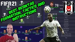 BEST BESIKTAS Formation, Tactics and Instructions - FIFA 21 TUTORIAL