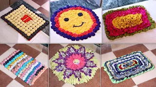 10 Beautiful Doormat Ideas From Old Clothes ! Handmade Things