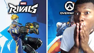 Marvel Rivals vs Overwatch 2 - Gameplay & Details Comparison REACTION