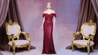 Full-shine femininity by Tadashi Shoji, New York Fall/Winter 2023-24 | FashionTV | FTV