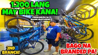 LALONG BUMABA PRESYO NILA 1,200 LANG MAY BIKE KANA, BAGO NA BRANDED PA! PINAKAMURANG BIKE SHOP SILA!