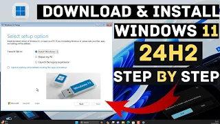 Windows 11 24H2 New Update 2024 Download And Install step by step | Stop Using Fake Version