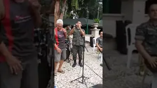 Carimbó no Pará com o exército brasileiro