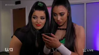 Indi Hartwell & Persia Pirotta Backstage 11/30/21