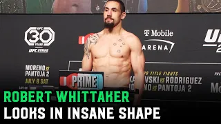 Robert Whittaker looks in insane shape for Dricus Du Plessis fight | UFC 290