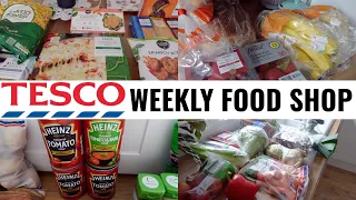 TESCO WEEKLY FOOD SHOP | Family of 4 Tesco Haul | Grocery Haul UK Weekly Food Shop | Tesco Delivery