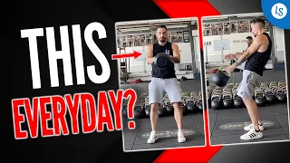 Is It OK To Do KETTLEBELL SWINGS Everyday? - (Kettlebell Podcast Bits)