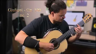 Mauro Giuliani - "Etude no. 2 op 100" performed by Tony Zazula