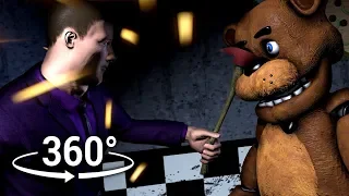 360°| Purple Guy destroys Freddy Fazbear - Animatronic Perspect View [SFM] (VR Compatible)
