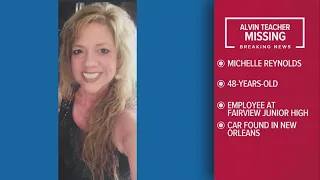 Alvin ISD teacher still missing after car found in New Orleans