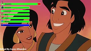 Aladdin and the King of Thieves (1996) Final Battle with healthbars 2/2