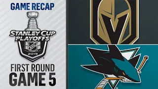 Sharks stave off elimination with Game 5 win