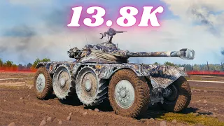 Panhard EBR 90 - 13.8K Spot + Damage World of Tanks Replays