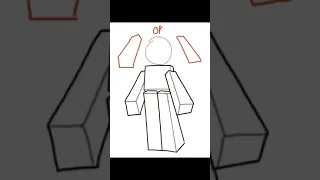 tutorial how to draw the Roblox or blocky style