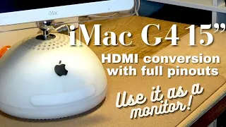 iMac G4 HDMI conversion - use it as a monitor!