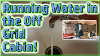 DIY 12V RV Pump For Running Water in Off Grid Cabin Rain Catchment System