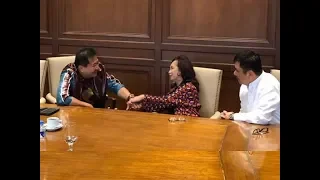 House Speaker Gloria Arroyo at dating House Speaker Alvarez, nagkausap na