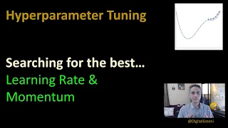 187 - Hyperparameter tuning for learning rate and momentum