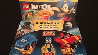 Sonic The Hedgehog Level Pack Lego Dimensions Unboxing & Building