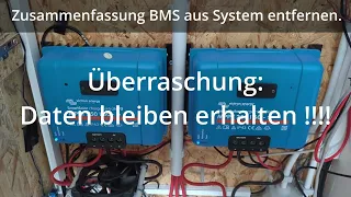 BMS Rückbau! Nur noch mit Victron SmartShunt !