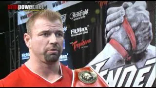 Armfight 40 - Michael Todd interview after fights